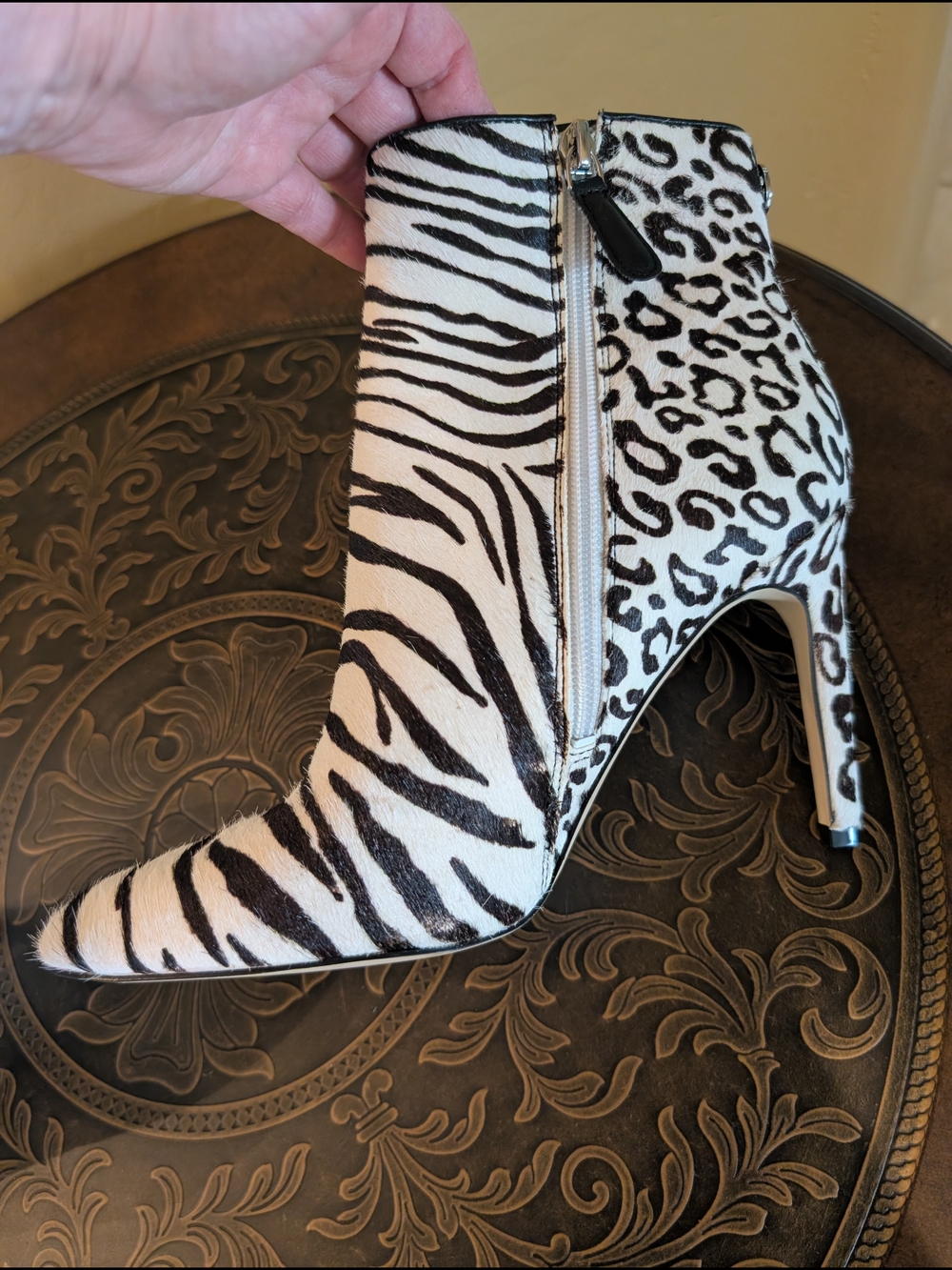 Guess Tabare Animal-Print Ankle Booties - Picture 9 of 13